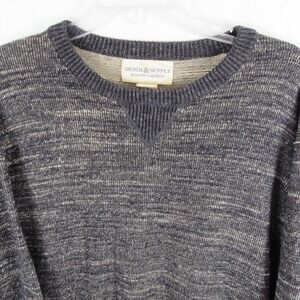 Denim & Supply Ralph Lauren Mens Large Crew Neck Pullover Sweater Knit